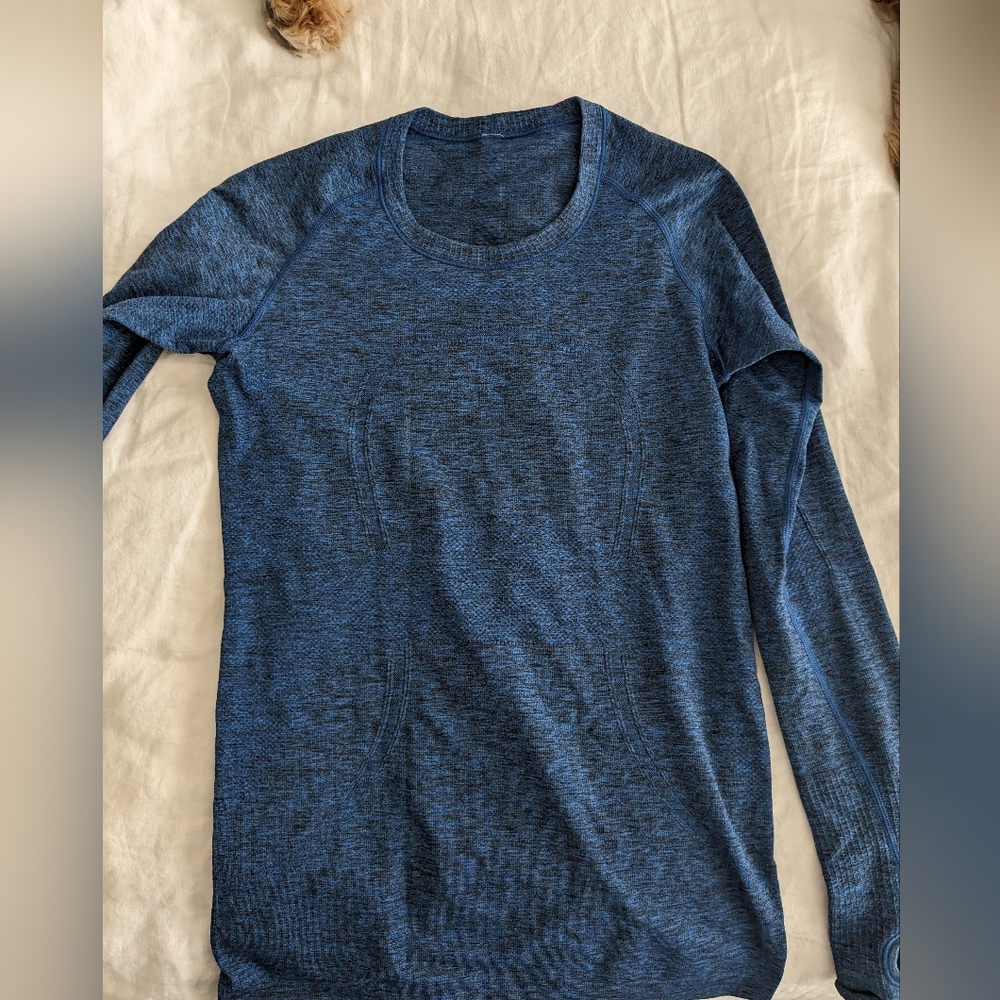 Blue heather lululemon swiftly tech